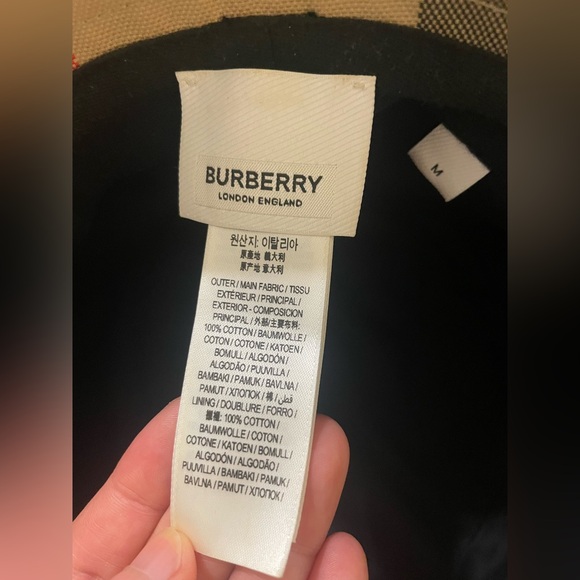 BURBERRY Check Canvas Bucket Hat
archive beige , medium (22.5'') - Picture 5 of 5